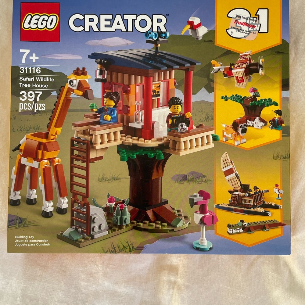 LEGO Creator Safari Wildlife Tree House Building Kit #3116 (NWOT)